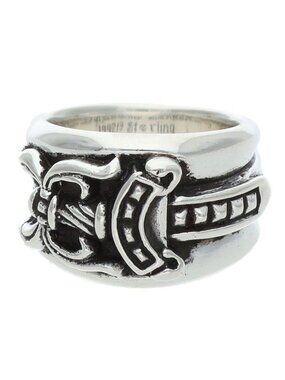 Chrome Hearts Dagger Silver Ring